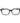 Trussardi Black Acetate Glasses (Frames)