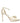 Jimmy Choo Beige Satin Platform Sandals