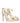 Jimmy Choo Beige Satin Platform Sandals