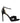 Jimmy Choo Black Satin Platform Sandals