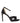 Jimmy Choo Black Leather Platform Sandals