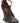 Dries Van Noten Bordeaux Calfskin Wedge Sandals