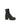 Prada Black Calf Leather Bos Taurus Ankle Boots