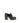 Prada Black Calf Leather Bos Taurus Platform Loafers