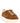 Santoni Brown Goatskin Low Top Sneakers