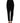 QL2 Black High-Waisted Straight Chino Women Trouser Pants