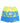 Dsquared² Blue Yellow Floral Boxer Shorts Beachwear Swimwear