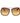 Max Mara Brown Metal Sunglasses
