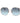 Max Mara Rose Gold Metal Sunglasses
