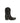 Versace Black Calf Leather Bos Taurus Ankle Boots