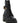 PINKO Black Cowhide Lace-Up Boots