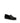 Santoni Black Calf Leather Bos Taurus Slip-On Loafers