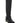 PINKO Black Cowhide Over The Knee