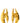 Jacquemus Gold Copper Earrings