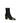 Valentino Garavani Black Calf Leather Bos Taurus Ankle Boots