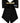 Prada Black Brass Hair Clip