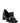 Prada Black Calfskin Mid Heel Pumps