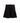 Valentino Garavani Mini Black Skirt with Gold Details