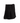 Valentino Garavani Mini Black Skirt with Gold Details