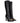 Versace Black Leather High Heel Boots