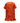 Valentino Garavani Orange Short Sleeve Ruffle Hem Dress