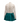 Valentino Garavani White Beaded Lace Mini Dress with Teal Skirt