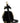 Prada Black Stainless Steel Keychain