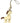 Furla Beige Leather Keychain