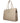 Karl Lagerfeld Beige Leather Shoulder Bag