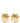 Jacquemus Gold Brass Earrings