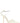 Jimmy Choo White Tencel High Heel Pumps