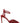 Jimmy Choo Red Lamb Leather Stiletto Heel Sandals