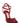 Jimmy Choo Red Lamb Leather Stiletto Heel Sandals