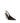 Amina Muaddi Black Satin High Heel Pumps