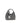 Ganni Gray Leather Shoulder Bag