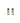 Alessandra Rich Gold Glass Earrings