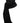 MM6 Maison Margiela Black Marabou Scarf