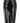 Ferragamo Black Lamb Leather Midi Skirt