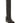 PINKO Black Cowhide Over The Knee