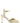 Jimmy Choo Gold Goatskin Stiletto Heel Sandals
