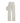 Darkpark White Cotton Casual Pants