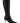 Christian Louboutin Black Calfskin Over The Knee