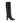 Prada Black Calf Leather Bos Taurus High Heel Boots