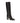 Prada Black Calf Leather Bos Taurus High Heel Boots