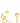 Paco Rabanne Gold Brass Bracelet