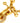Paco Rabanne Gold Brass Necklace