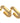 Paco Rabanne Gold Brass Earrings