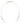 Alessandra Rich White Glass Necklace