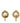 Patou Gold Brass Earrings