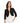 Morgan De Toi Black Polyester Biker Jacket